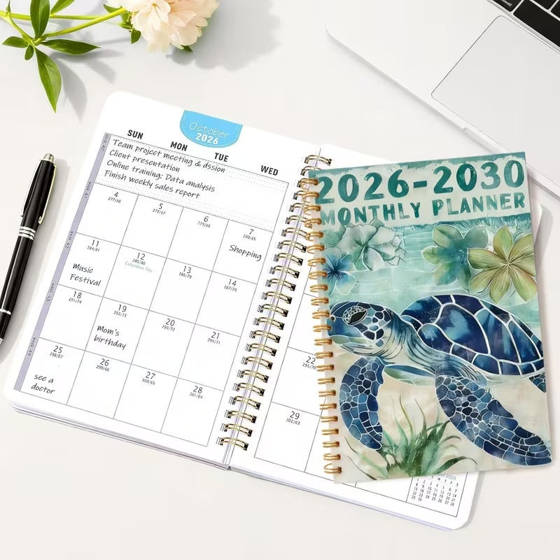 Spiral 2026-2030 Monthly Planner