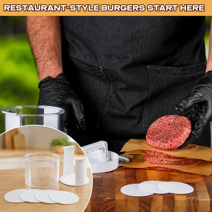🥳Kitchen Burger Patty Maker with Separator Discs