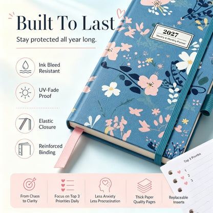 ✨Elegant Floral 2027 Year Weekly Planner