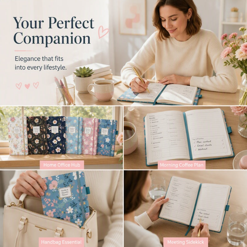 ✨Elegant Floral 2027 Year Weekly Planner
